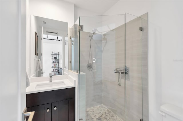 3100 W Paul Ave Unit 14, Tampa, FL 33611 - bathroom featuring vanity and a shower stall