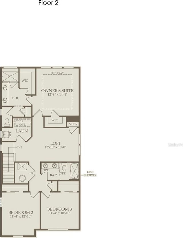 5831 Caldera Ridge Dr, Lithia, FL 33547 - view of property floor plan