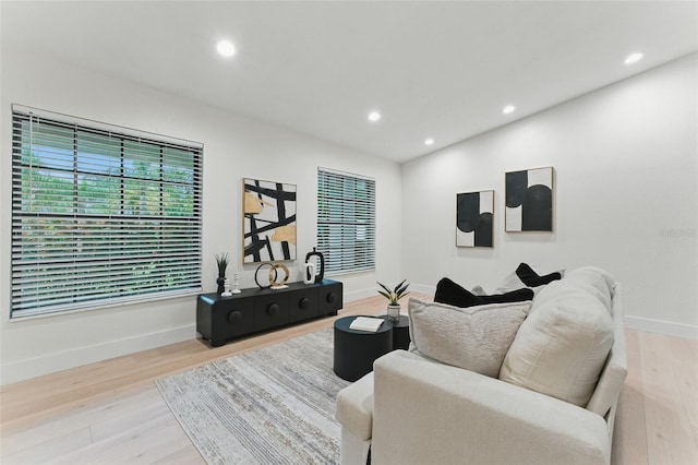 2272 Adam Ct, Palm Harbor, FL 34683 - living room with recessed lighting and wood finished floors