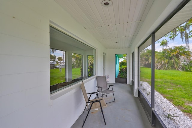 301 Carlyle Blvd, Ruskin, FL 33570 - view of unfurnished sunroom