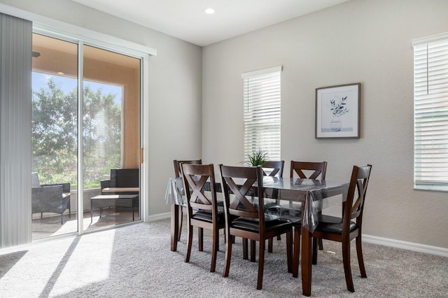 1218 Grantham Dr, Sarasota, FL 34234 - dining room with carpet