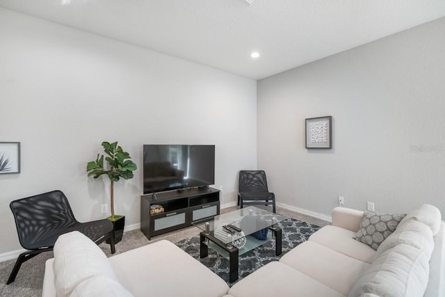 1218 Grantham Dr, Sarasota, FL 34234 - living area featuring carpet floors and recessed lighting