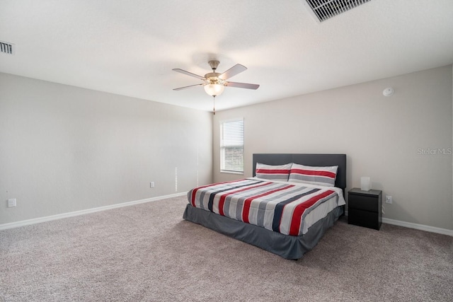 1218 Grantham Dr, Sarasota, FL 34234 - bedroom featuring carpet and a ceiling fan