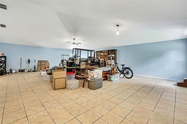 10721 N Ocean Dr, Dunnellon, FL 34434 - misc room featuring ceiling fan