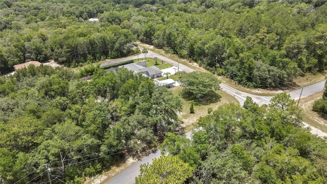 10721 N Ocean Dr, Dunnellon, FL 34434 - aerial view of a heavily wooded area