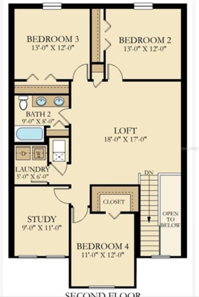 28504 Tranquil Lake Cir, Wesley Chapel, FL 33543 - view of property floor plan