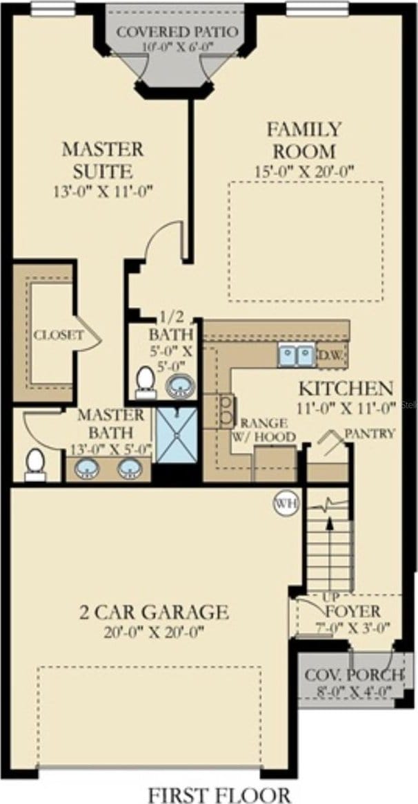 28504 Tranquil Lake Cir, Wesley Chapel, FL 33543 - view of room layout