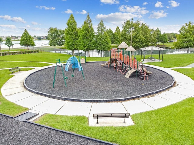 31244 Baclan Dr, Wesley Chapel, FL 33545 - community play area featuring a water view