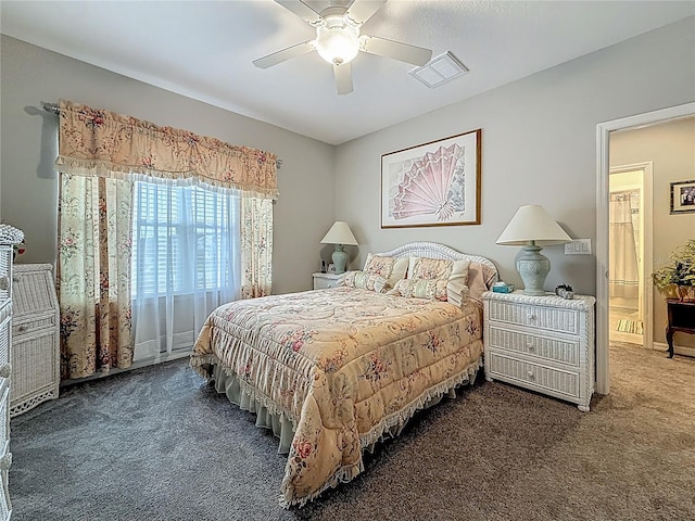 33668 Willow Point Ct, Wesley Chapel, FL 33545 - bedroom with carpet flooring and a ceiling fan