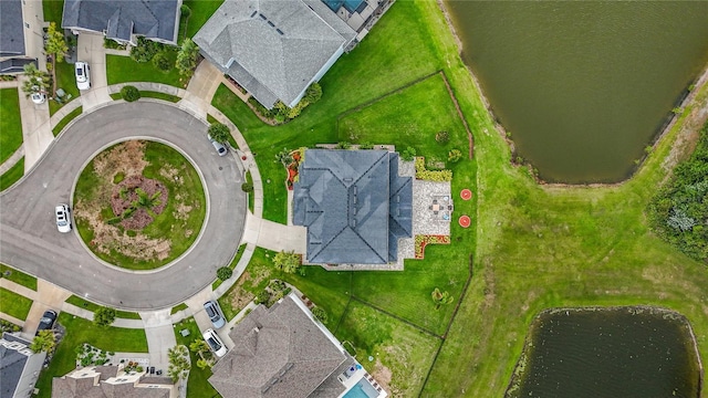 33668 Willow Point Ct, Wesley Chapel, FL 33545 - aerial view of residential area with a large body of water