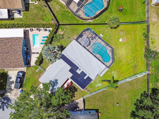 1910 Montego Ct, Oldsmar, FL 34677 - bird's eye view of a pool