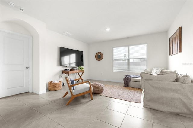 9098 Forge Breeze Loop, Wesley Chapel, FL 33545 - living room with light tile patterned flooring