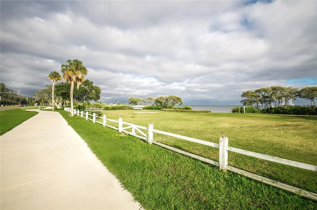 615 6th Ave N, Safety Harbor, FL 34695 - view of yard featuring a water view