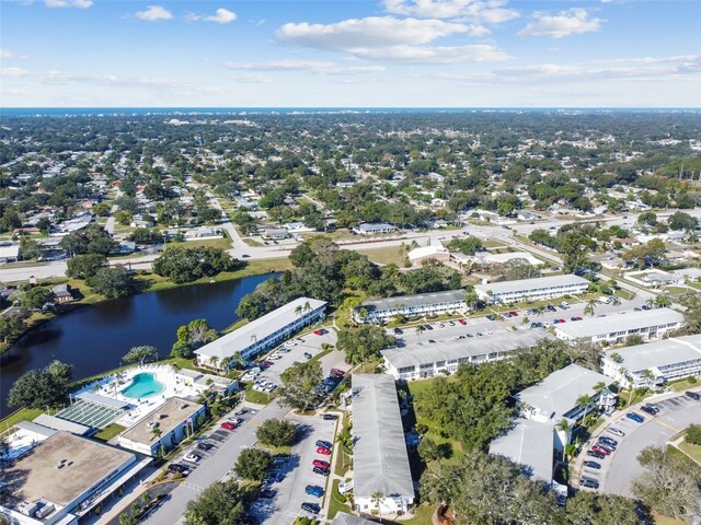 8080 112th St Unit 108, Seminole, FL 33772 - aerial overview of property's location featuring a large body of water and a pool