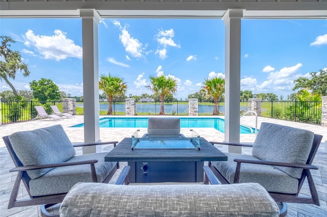 12902 SW 138th Loop, Dunnellon, FL 34432 - view of swimming pool with a patio area and a grill
