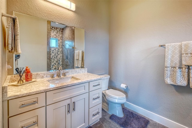 12902 SW 138th Loop, Dunnellon, FL 34432 - full bath featuring vanity, tiled shower, and tile patterned flooring
