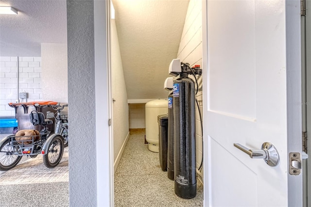 12902 SW 138th Loop, Dunnellon, FL 34432 - hall featuring a textured wall and a textured ceiling