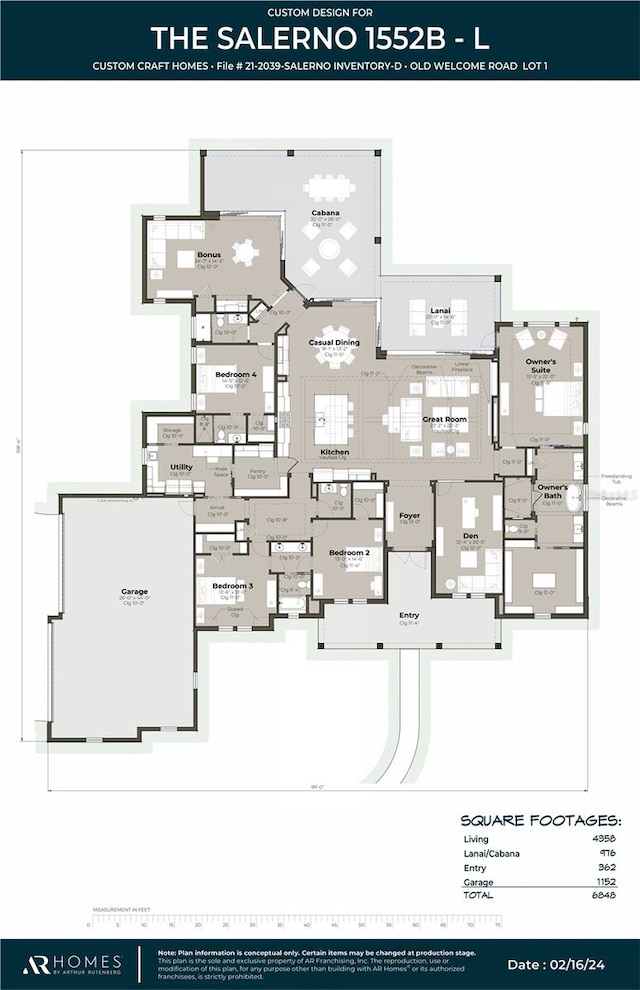 937 Old Welcome Rd, Lithia, FL 33547 - view of property floor plan