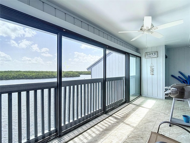 809 Bahia Del Sol Dr Unit 72, Ruskin, FL 33570 - sunroom / solarium with a water view