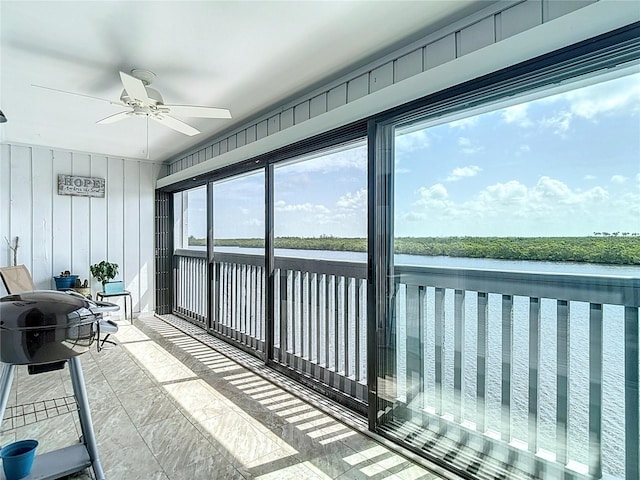 809 Bahia Del Sol Dr Unit 72, Ruskin, FL 33570 - sunroom / solarium featuring a water view