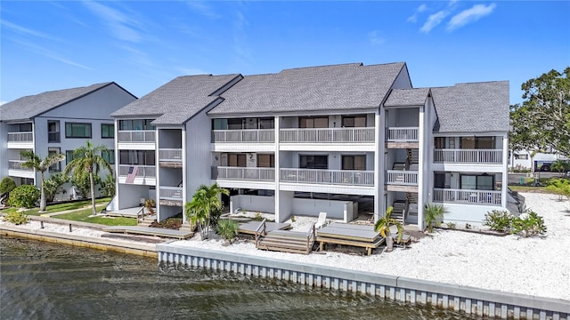809 Bahia Del Sol Dr Unit 72, Ruskin, FL 33570 - view of building exterior with a water view