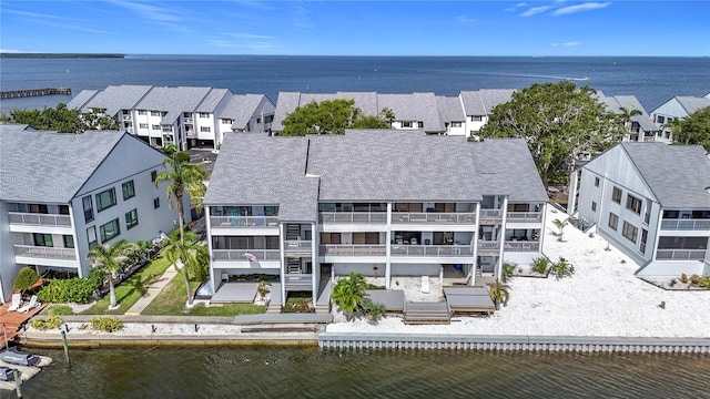 809 Bahia Del Sol Dr Unit 72, Ruskin, FL 33570 - aerial view of residential area featuring a large body of water