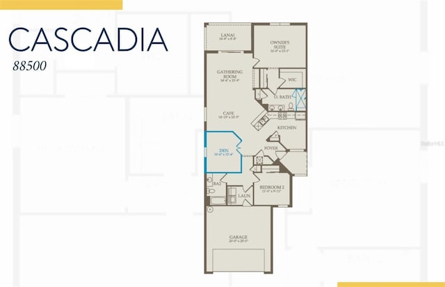 14317 Eagle Branch Dr, Nokomis, FL 34275 - view of home floor plan