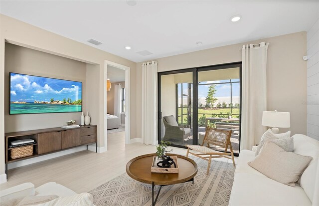 14317 Eagle Branch Dr, Nokomis, FL 34275 - living area featuring recessed lighting