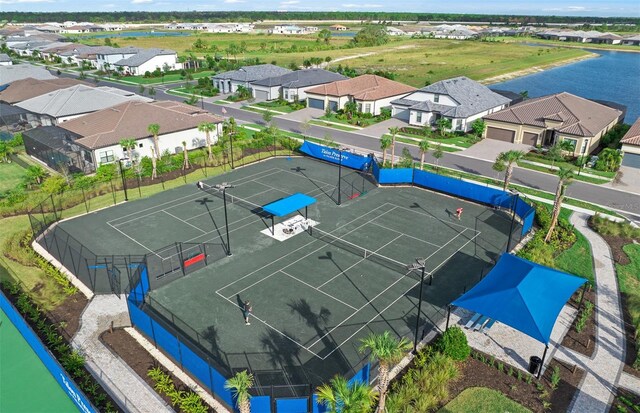 14317 Eagle Branch Dr, Nokomis, FL 34275 - aerial view of residential area featuring a nearby body of water
