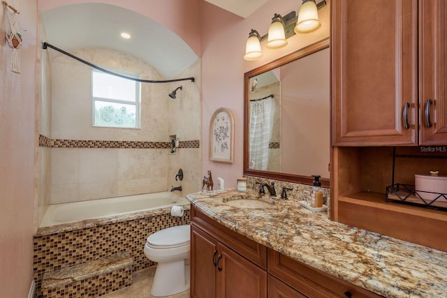 11430 Trotting Down Dr, Odessa, FL 33556 - full bathroom featuring vanity and tiled shower / bath combo