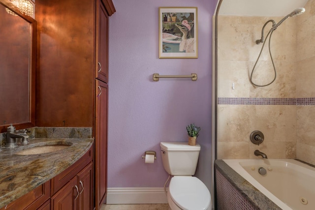 11430 Trotting Down Dr, Odessa, FL 33556 - bathroom featuring vanity and a combined bath / shower with jetted tub