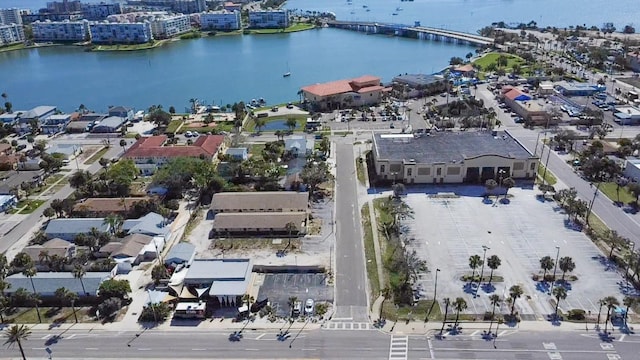 434 77th Ave, St Pete Beach, FL 33706 - drone / aerial view of a notable bridge and a nearby body of water