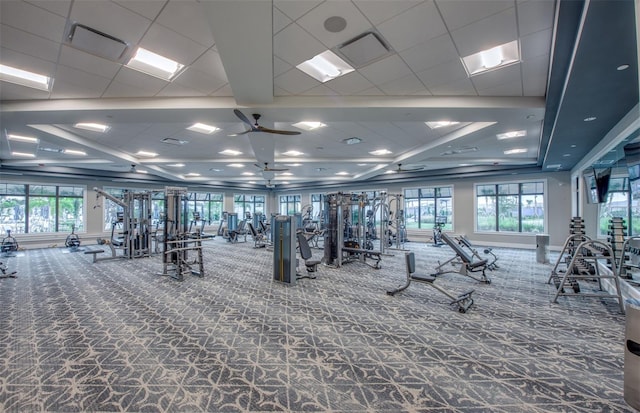 6162 Winding Pine Dr, Nokomis, FL 34275 - workout area featuring carpet flooring