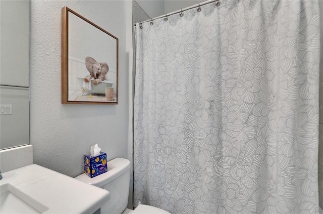 5971 Hidden Branch Dr, Apollo Beach, FL 33572 - bathroom featuring vanity and curtained shower