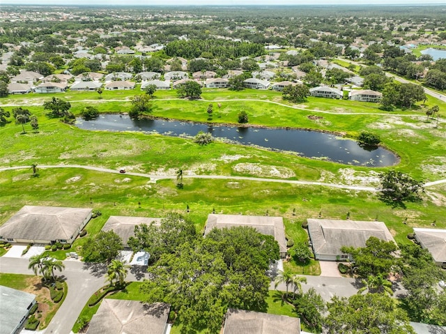 2609 Lancaster Dr, Sun City Center, FL 33573 - aerial view of residential area with a nearby body of water