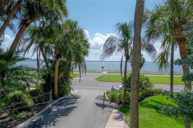 3325 Bayshore Blvd Unit A17, Tampa, FL 33629 - view of community featuring a water view and a yard