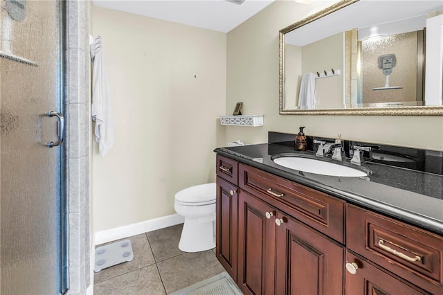 700 Beach Dr NE Unit 602, Saint Petersburg, FL 33701 - full bathroom with tile patterned floors, a shower stall, and vanity