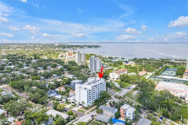 700 Beach Dr NE Unit 602, Saint Petersburg, FL 33701 - aerial view of property's location featuring a nearby body of water and nearby urban area