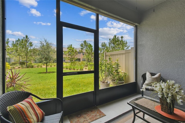 4653 Ancona Way, Wesley Chapel, FL 33543 - view of sunroom
