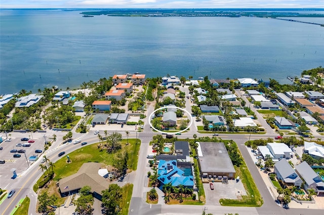 202 Peacock Ln Unit B, Holmes Beach, FL 34217 - aerial view of residential area with a large body of water