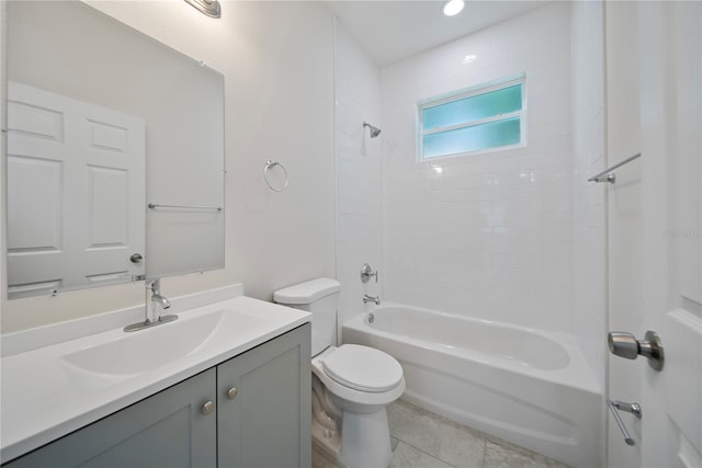 2810 N 75th St, Tampa, FL 33619 - full bathroom featuring vanity, washtub / shower combination, and tile patterned floors