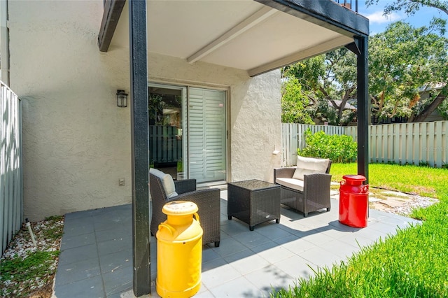 1011 S Moody Ave Unit 11, Tampa, FL 33629 - view of patio / terrace featuring an outdoor hangout area