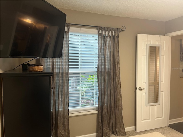 2500 Winding Creek Blvd Unit B105, Clearwater, FL 33761 - bedroom featuring carpet flooring and a textured ceiling