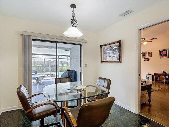 1906 White Cedar Way, Brandon, FL 33511 - dining room featuring baseboards and ceiling fan