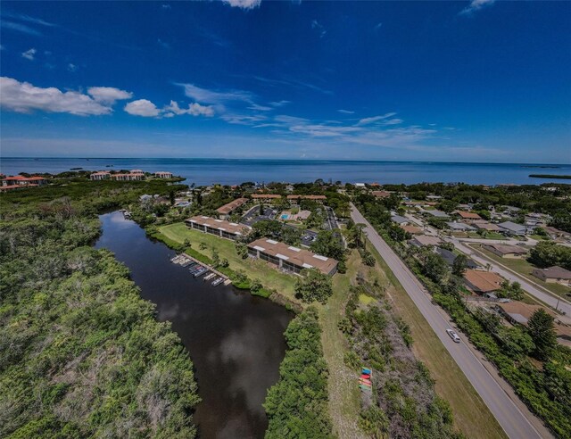 1729 Seascape Cir Unit 102, Tarpon Springs, FL 34689 - bird's eye view of a nearby body of water