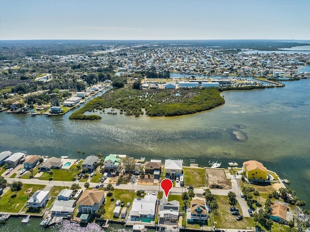 6531 Seaview Blvd, Hudson, FL 34667 - aerial view of residential area with a nearby body of water