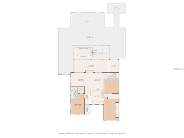 6531 Seaview Blvd, Hudson, FL 34667 - view of floor plan / room layout