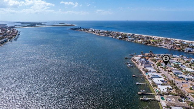 2010 E Vina Del Mar Blvd, St Pete Beach, FL 33706 - drone / aerial view of a nearby body of water