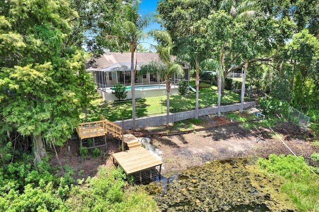 2454 Shadecrest Rd, Land O Lakes, FL 34639 - view of yard