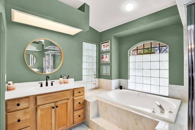 2454 Shadecrest Rd, Land O Lakes, FL 34639 - full bath with vanity and a bath
